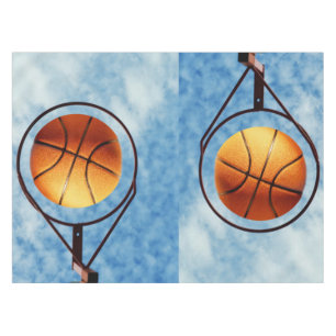 Basketball_Hottest_Shot_Cotton_Table_Cloth. Tablecloth