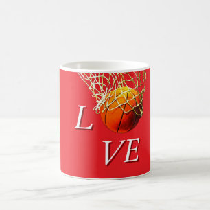 Basketball I Love Coffee Mug