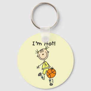 Basketball I'm Hot T-shirts and Gifts Key Ring
