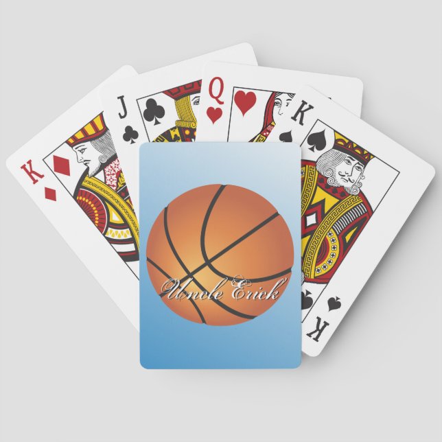 Basketball Image Incredible Budget Special Playing Cards (Back)