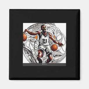 Basketball Image Magnet