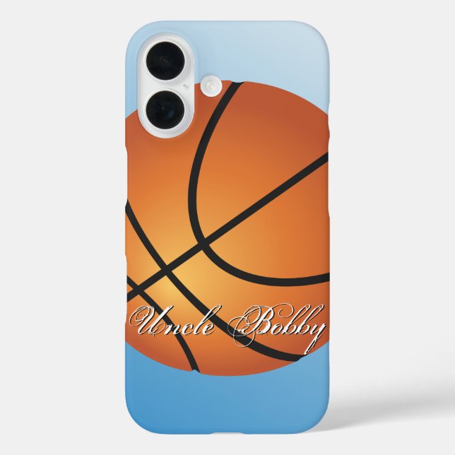  Basketball Image 🏀 Monogram Budget Special  Case-Mate iPhone Case (Back)