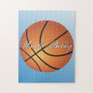 Basketball Image 🏀 Monogram Budget Special  Jigsaw Puzzle