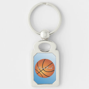 Basketball Image 🏀 Monogram Budget Special Key Ring