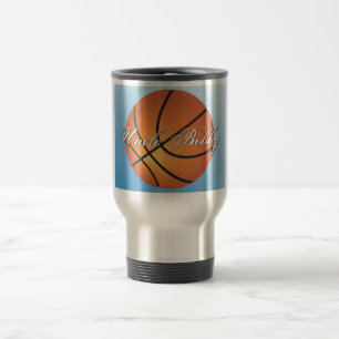 Basketball Image 🏀 Monogram Budget Special Travel Mug