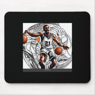 Basketball Image Mouse Pad