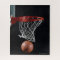Basketball in Hoop