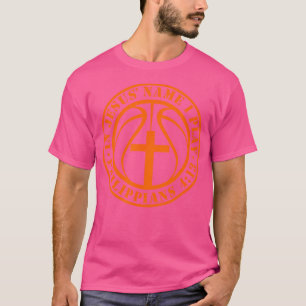 Basketball In Jesus Name I Play Philippians 413 Ch T-Shirt