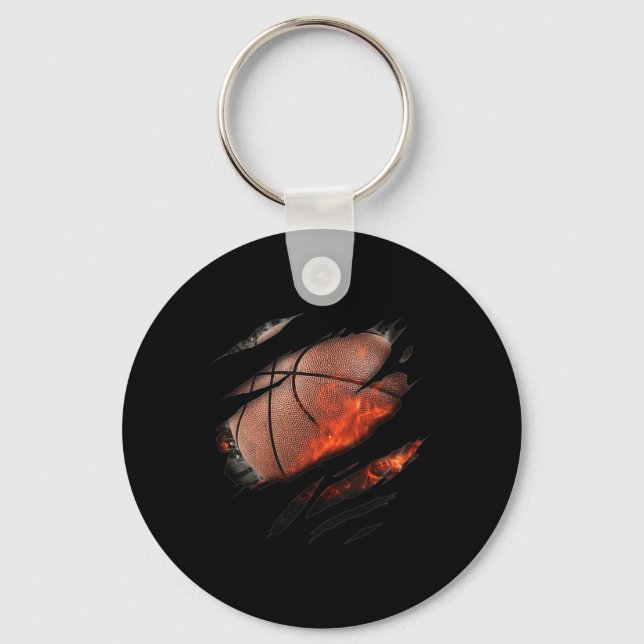 Basketball in me Design Key Ring (Front)