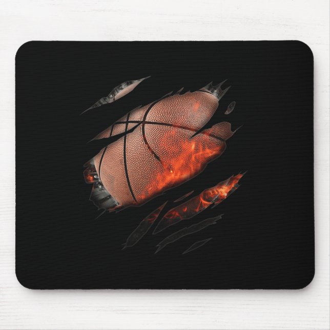 Basketball in me Design Mouse Pad (Front)