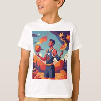 Basketball In The Fall T-Shirt