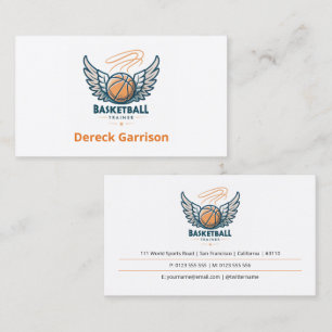 Basketball Instructor   Coach   Trainer Business Card