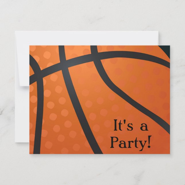 Basketball Invitation (Front)