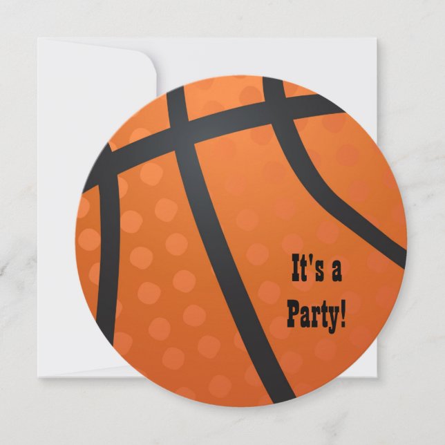 Basketball Invitation (Front)