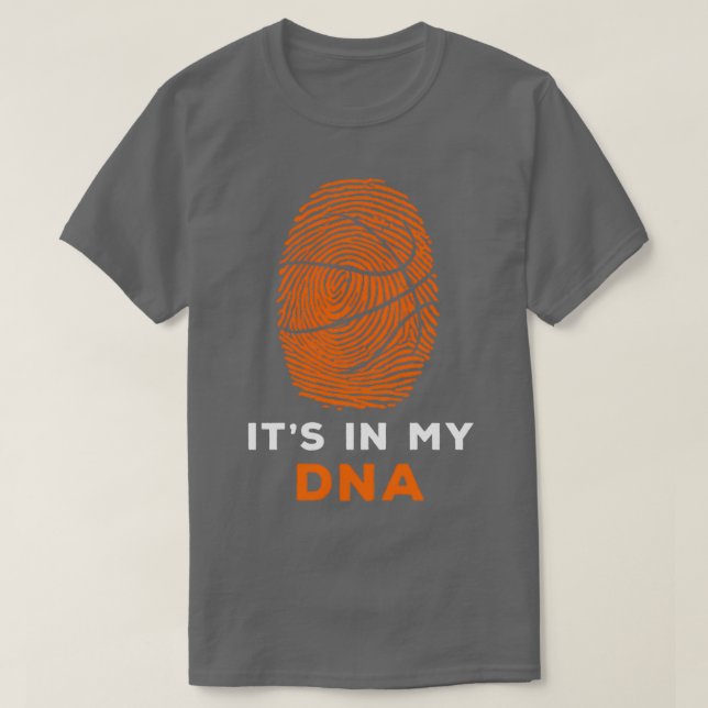 Basketball Is In My DNA FingerHoodie Coffee Mug Cu T-Shirt (Design Front)