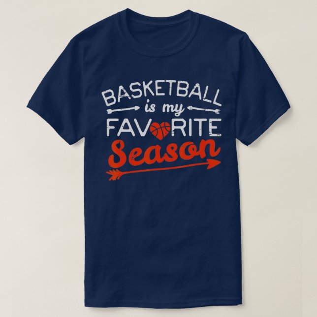 Basketball Is My Favorite Season Coach Player Men  T-Shirt (Design Front)