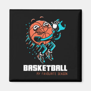 Basketball Is My Favourite Season Fun Magnet