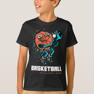 Basketball Is My Favourite Season Fun T-Shirt