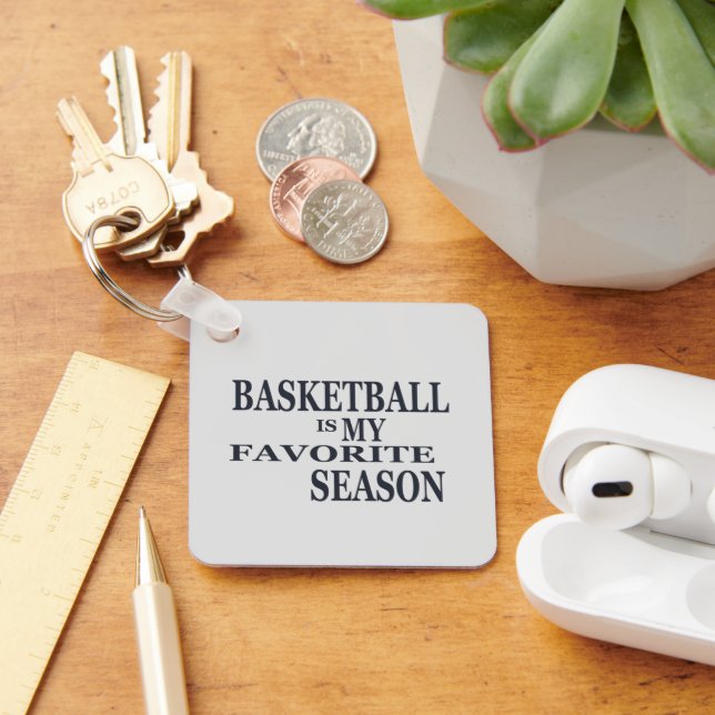 basketball is my favourite season key ring (Desk)