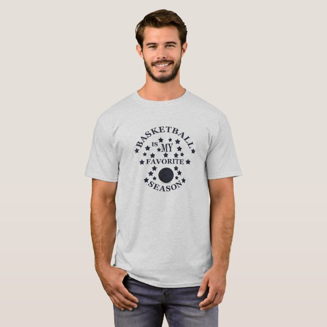 Basketball is my favourite season T-Shirt (Front Full)