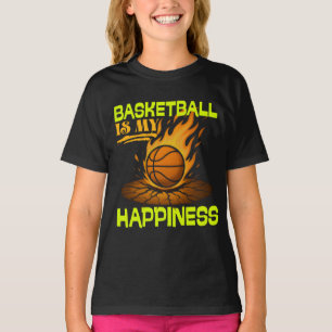 basketball is my happiness T-Shirt