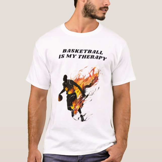 Basketball Is My Therapy T-Shirt (Front)