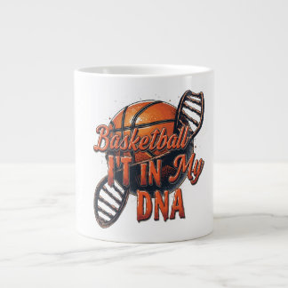 Basketball It’s in My DNA Large Coffee Mug