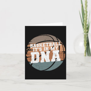 Basketball It's In My Dna 1 Card