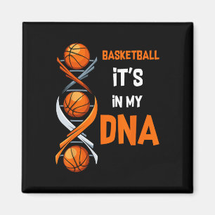 Basketball It's In My DNA Fun Player Coach Team Sp Magnet