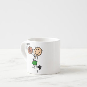 Basketball Jump Shot Green T-shirts and Gifts Espresso Cup
