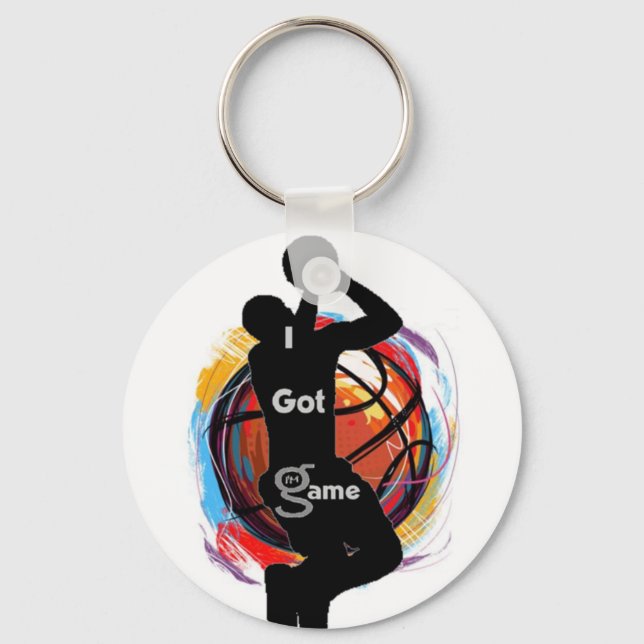 Basketball Keychain (Front)