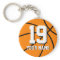Basketball keychain | Personalised name and number