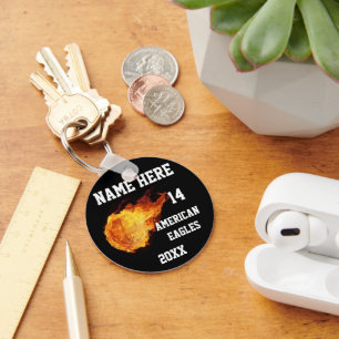 Basketball Keychains with Player's Name