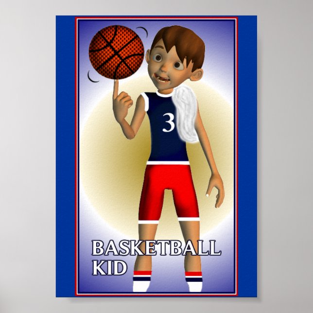 Basketball Kid Poster (Front)