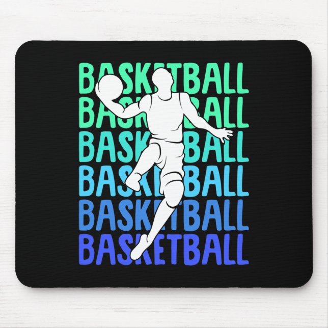Basketball Kids Boys Men 2 Mouse Pad (Front)
