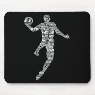 Basketball Kids Boys Men Mouse Pad
