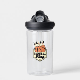 Basketball King – Crown Street-Style Design Water Bottle