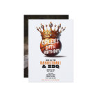 Basketball King Gold Crown Photo Birthday