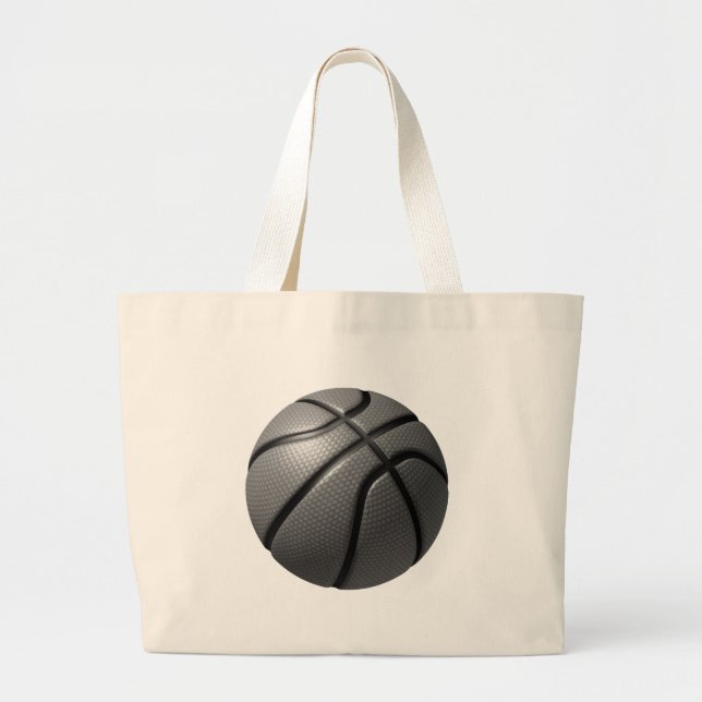 Basketball Large Tote Bag (Front)