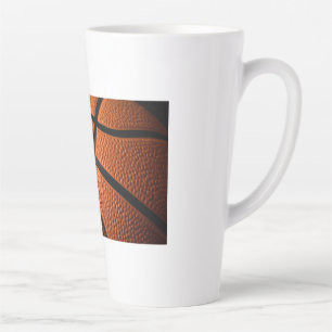 basketball latte mug