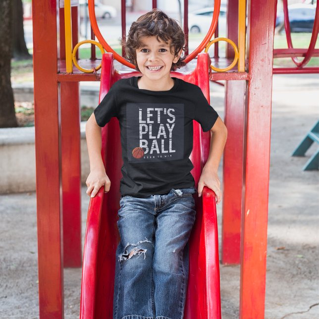 Basketball Lets Play Ball Born to Win Sports T-Shirt (Creator Uploaded)