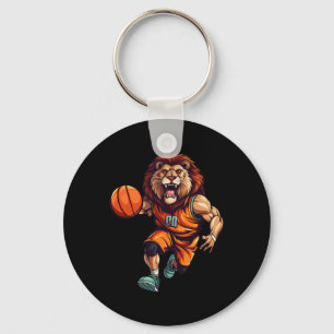 Basketball Lion Active Key Ring