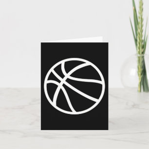 Basketball logo card