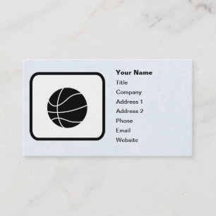 Basketball Logo Customisable Template Business Card
