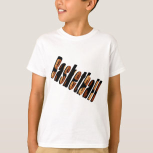 Basketball Logo Made From Basketballs, T-Shirt