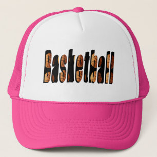 Basketball Logo Made From Basketballs, Trucker Hat