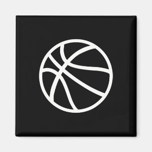 Basketball logo magnet