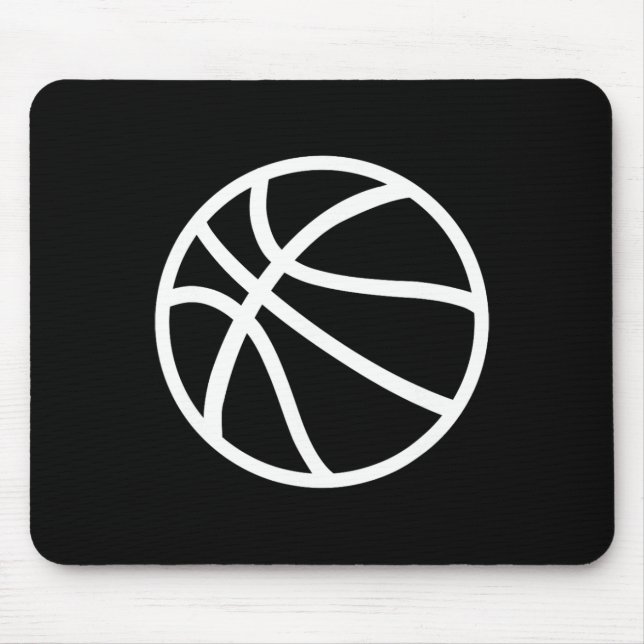 Basketball logo  mouse pad (Front)