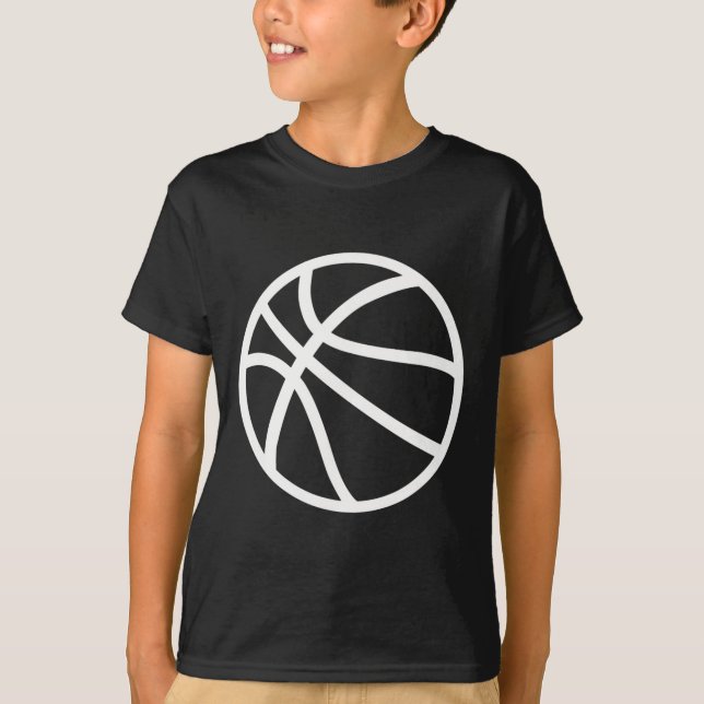 Basketball logo  T-Shirt (Front)