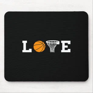 Basketball Love Basket Baller Playing Basketball S Mouse Pad